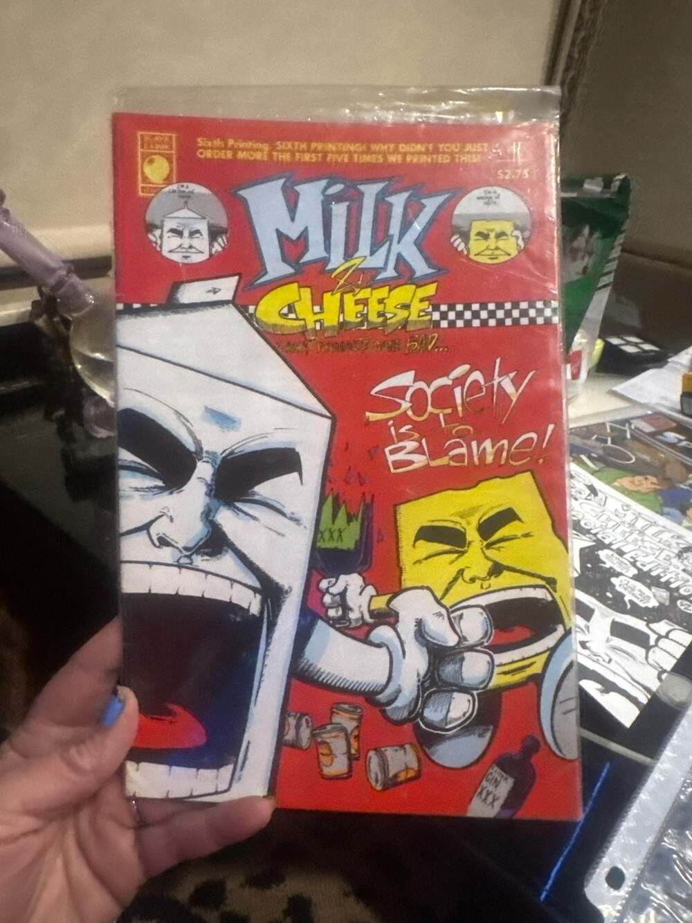 Milk & Cheese Comic Book Lot of 7 Issues by Evan Dorkin Slave Labor Graphics
